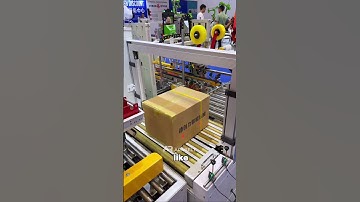 Automatic Packaging and palletizing Line! #packagingmachine #machinerychannel #palletizing #shorts