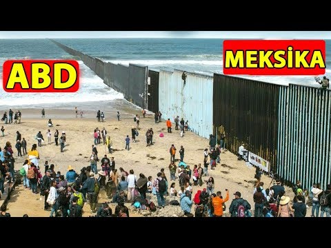 SOL Taraf A.B.D-SAĞ Taraf Meksika ! Dünyanın En Ütopik Ülke Sınırları Yapıldı...