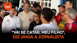 Get lost, son, says Janja to journalist