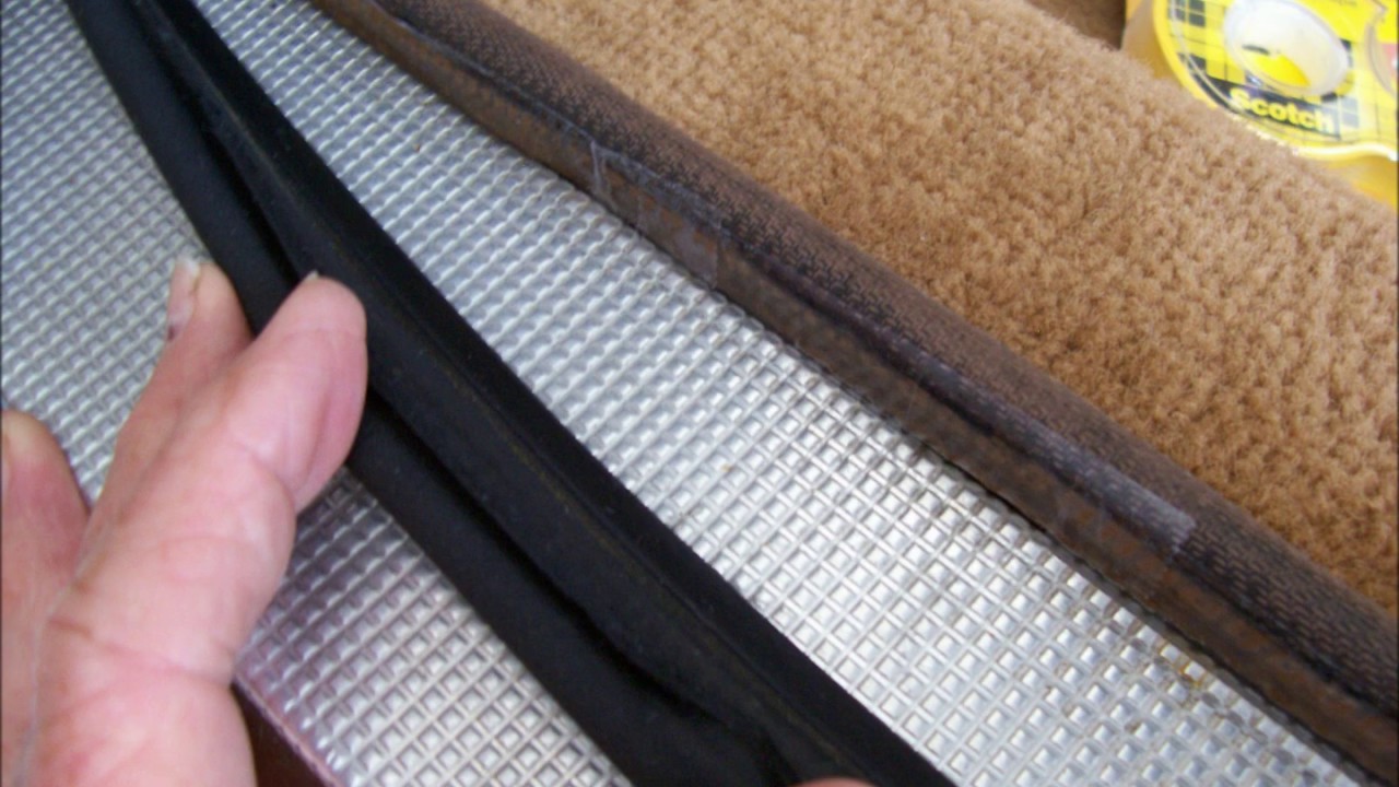 Repairing Door Weather Seal YouTube