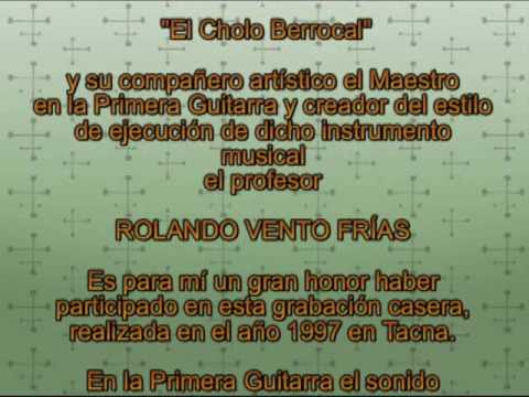 TRISTE RECUERDO - (Cholo Berrocal) - Javier Villac...