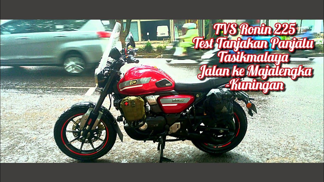 TVS RONIN 225 test Tanjakan Panjalu Tasikmalaya.. (End) Kejaran Dgn CRF Herex