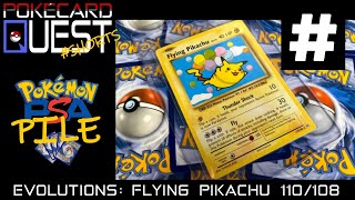 Modern Nostalgia Evolutions Flying Pikachu | Pokémon PSA Pile | PokéCard Quest #Shorts
