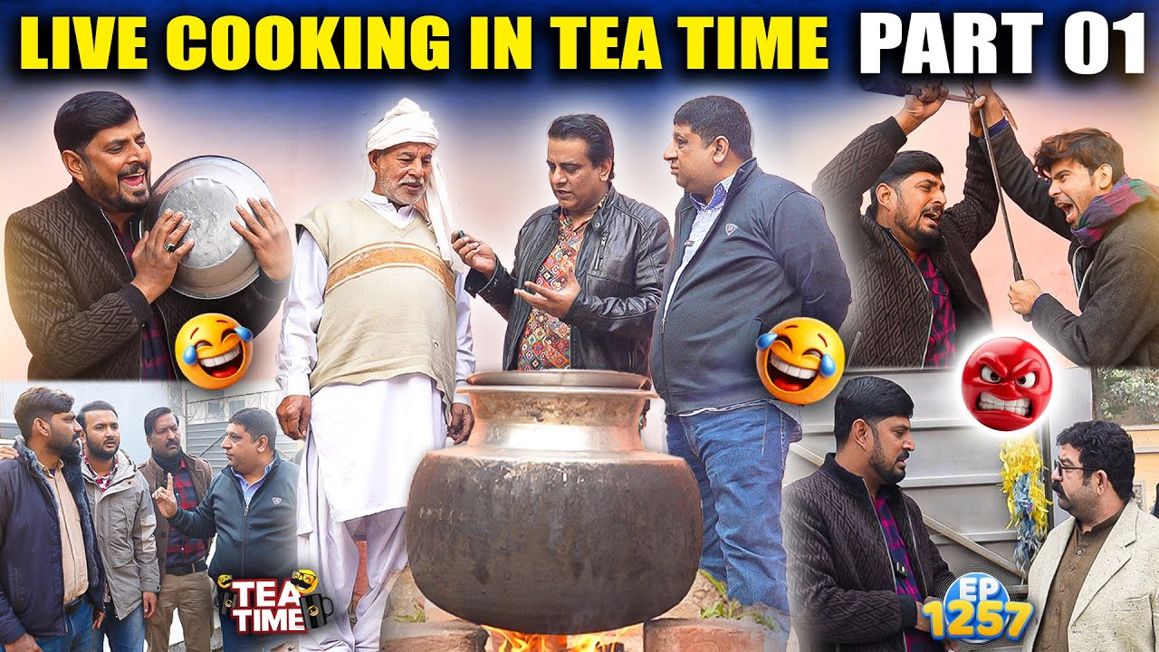 Live Cooking In Tea Time 🧑‍🍳| Part 01 | Sajjad Jani Tea Time Ep 1257