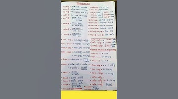 Trigonometry all formula class 10th, गणित का सूत्र, formula, maths formula #formula #trignometry