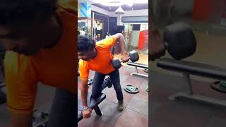Dumbbell One Arm Bent Over Bench Row