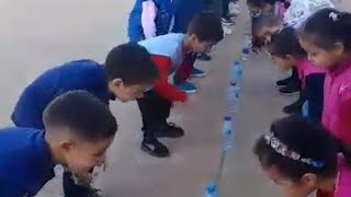 لعبة جميلة وبسيطة: - لعبة القارورة-👏قسم التحضيري preparatory class