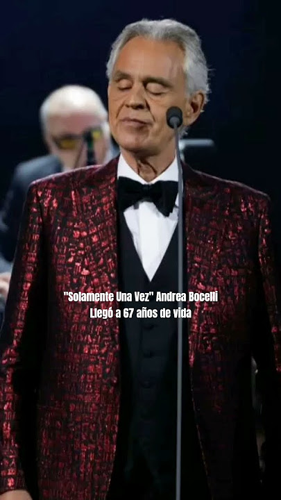 Solamente Una Vez. Andrea Bocelli