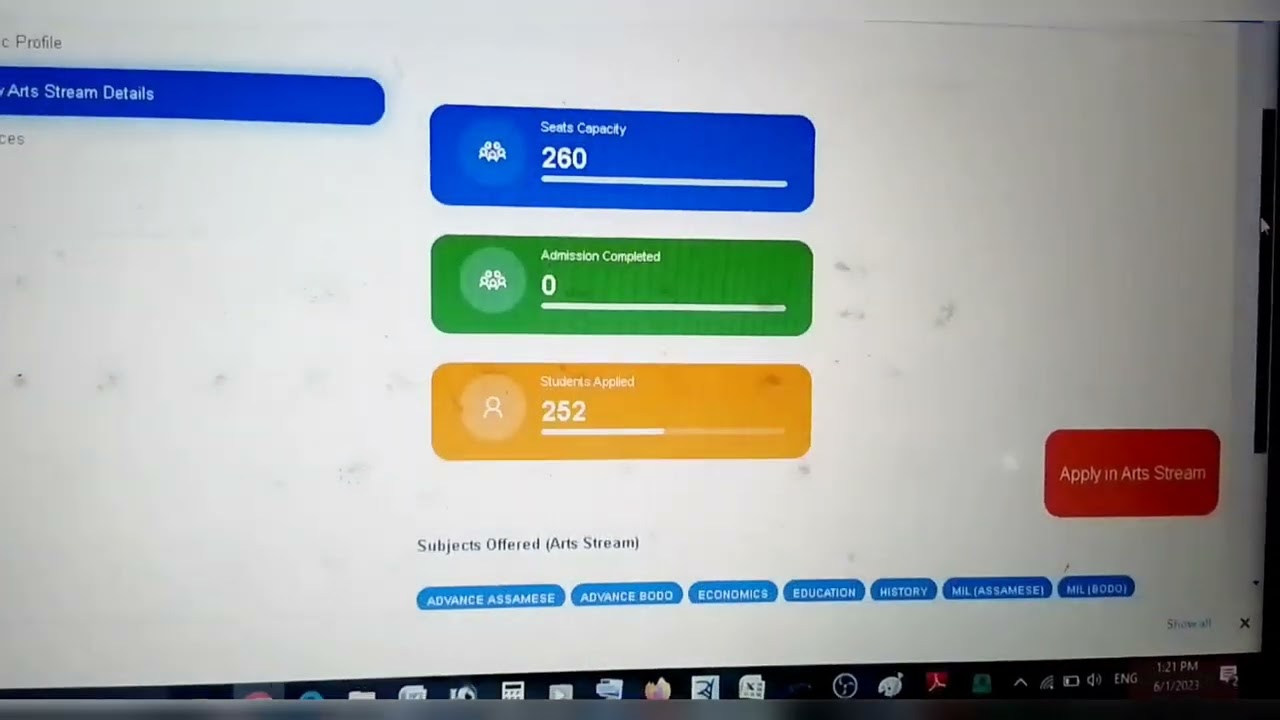 AHSEC Online Admission Process // HS 1st year admission Process 2023 // Step 1-Step2- Step 3