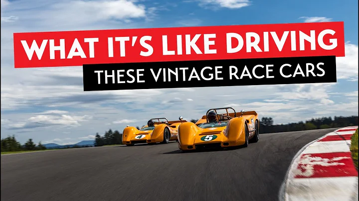 Nick & Richard Griot on Bruce McLaren and Denny Hulme's McLaren M6 Can-Am cars