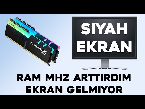 RAM'İN MHZ'İNİ ARTTIRDIKTAN SONRA EKRAN GELMEME SORUNU !! l RAM SORUNLARI l RAM MHZ SORUNLARI