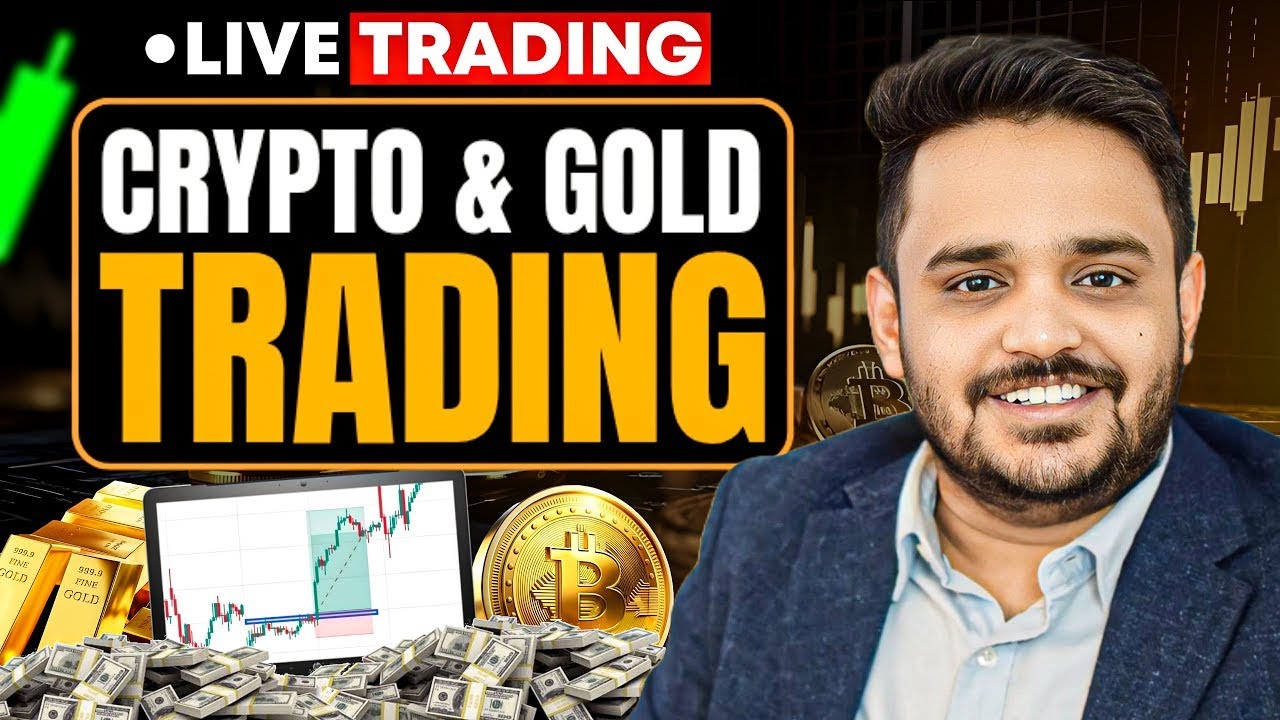 Live Crypto & Gold Analysis and trading || 