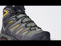 Salomon 男GORETEX中筒登山鞋X ULTRA 3 寬楦WIDE綠 product youtube thumbnail