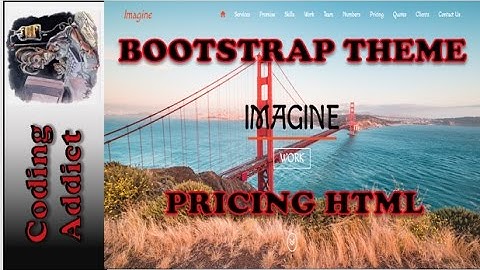 Bootstrap Theme 26 - Pricing HTML