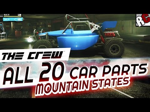 The Crew - All Hidden Car Parts MOUNTAIN STATES - Achievement/Trophy Guide - Buggy Scrap Salvager