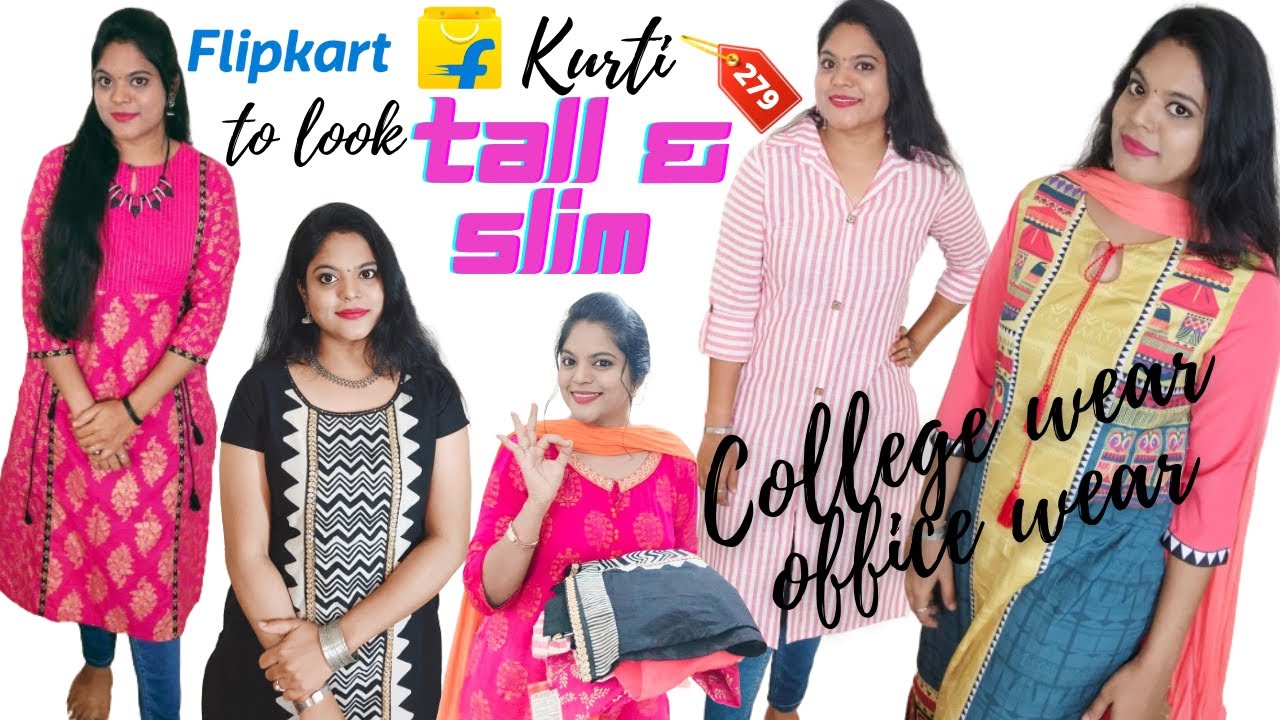 Flipkart Short Kurti,Long Kurti,Tops Haul @Rs.314🔥Kurtis For Pregnancy|  Daily Wear,Casual Wear Kurti - YouTube