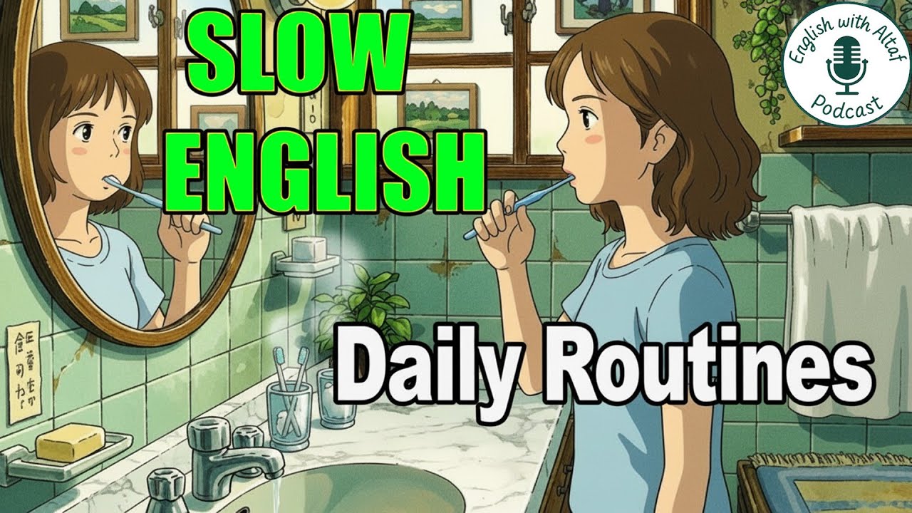 Daily Routines in Slow English | Learn Easy English Speaking for ...
