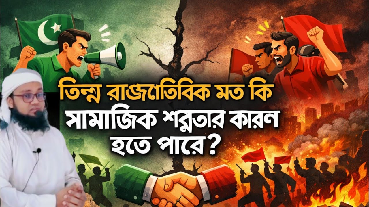 ভিন্ন রাজনৈতিক মত কি ?সামাজিক শত্রুতার কারণ হতে পারে?