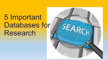 5 Top Research Databases | Literature Search