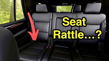 How to fix squeaky or rattling seat in your car - easy $5 life hack
