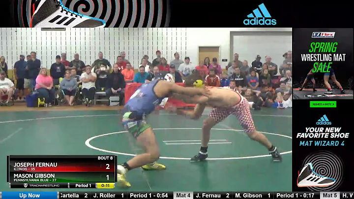 Mat 4 97 Joseph Fernau Illinois Vs Mason Gibson Pe...