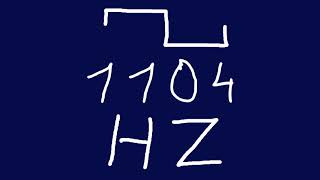 1104 hz square