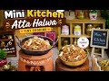 Miniature Atta Halwa Recipe 🥰 Tiny Kitchen Magic#video #cooking #food#ammikakitchen