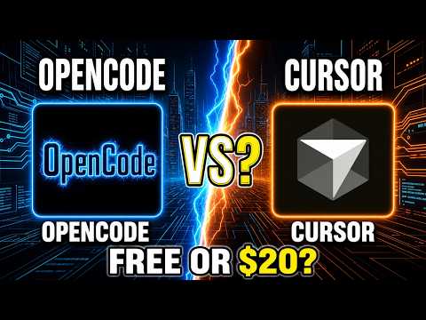 Opencode vs Cursor: Free vs $20/Month
