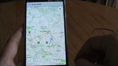 real time air traffic / aircraft tracking  / flight  tracking  with  smartphone + rtl-sdr dongle