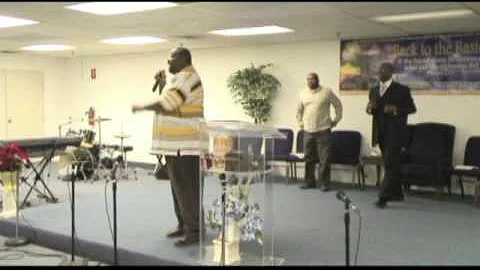 Minister Lamont Simms Preaching Hard at  7280 B@A ...