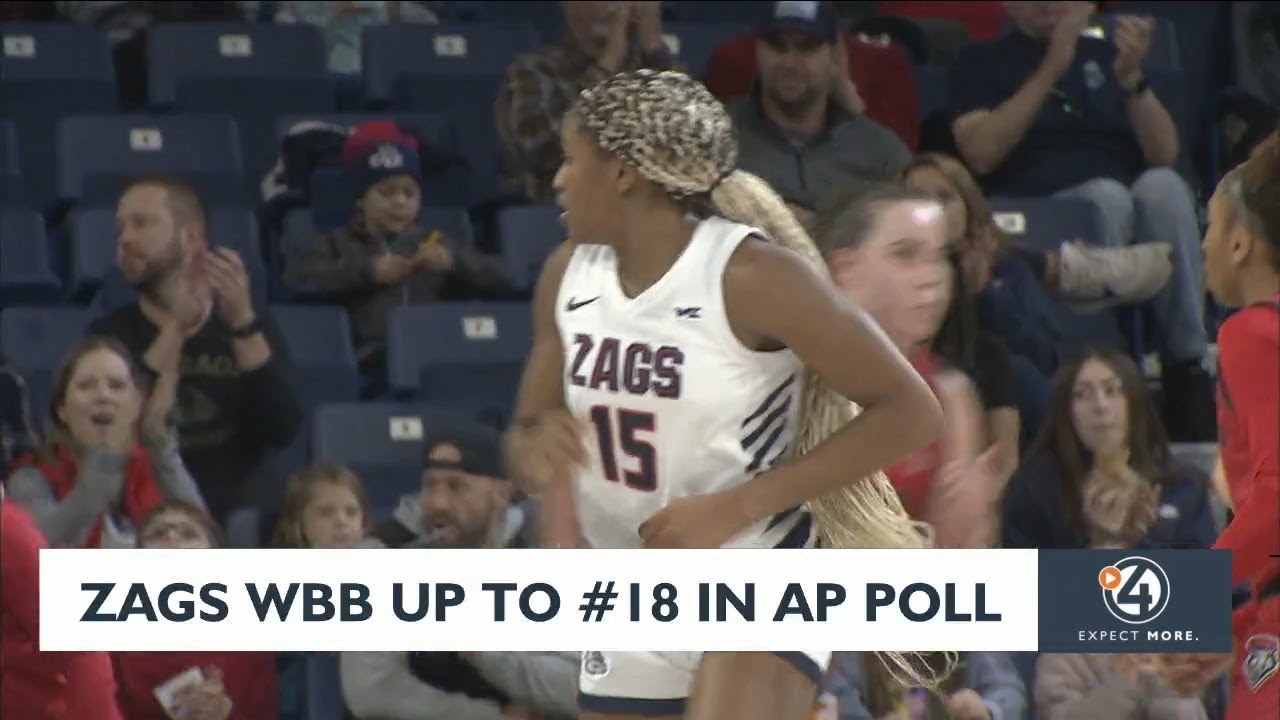 Zags WBB at #18 in AP Poll