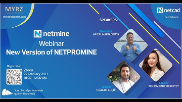 1st Webinar netmine - New Version of NETPROMine