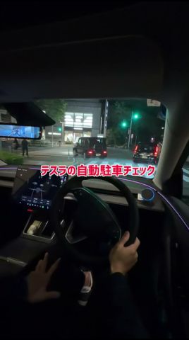 テスラの自動駐車うますぎん？ #tesla #モデルy #modely