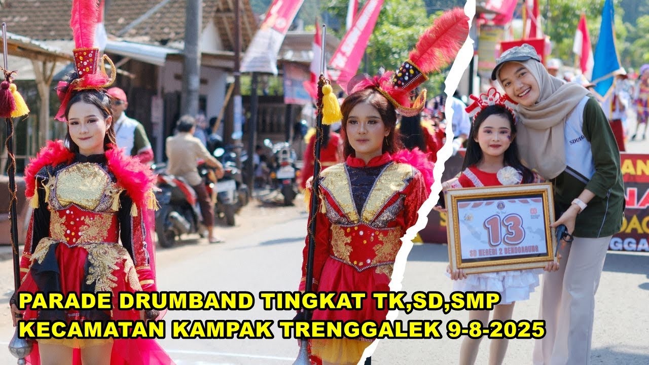 LIVE LOMBA PARADE DRUMBAND TINGKAT TK,SD,SMP KECAMATAN KAMPAK TRENGGALEK 9-8-2025