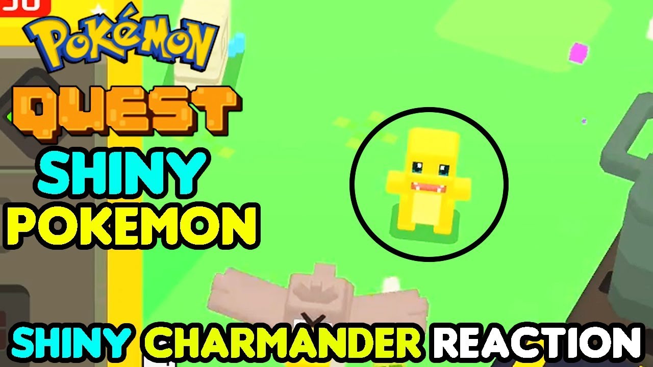 Shiny Charmander Live Reaction! Pokemon Quest Shiny Pokemon