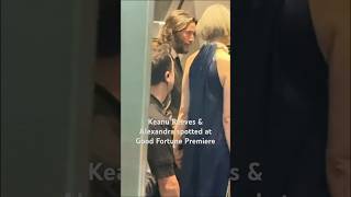 Keanu Reeves Alexandra Grant Hold Hands At Good Fortune Premiere