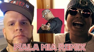 Chamaco , calero y fulo el yeyo Mala mia remix (Video reaccion)