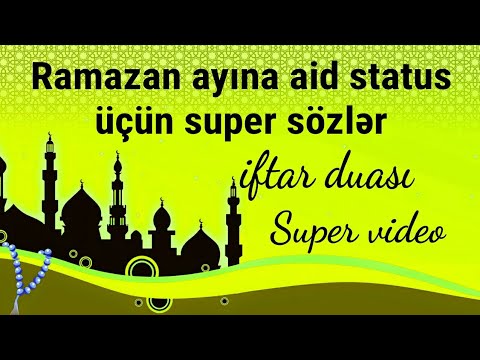 Ramazan ayına aid - Super dua status üçün (iftar duası)