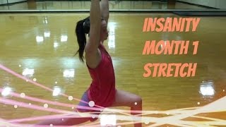 INSANITY month 1 stretch