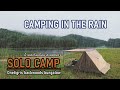 [Solo Camping] Rain camp กางเต็นท์คนเดียวครั้งแรก ฝนตกกระหน่ำ !! [onetigris bungalow] Relaxing sound