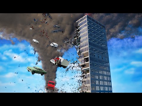 Realistic Tornado Destruction | Teardown