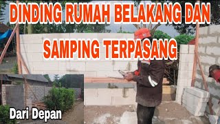 Sesuai gambar juragan | Dinding kanan kiri sudah naik