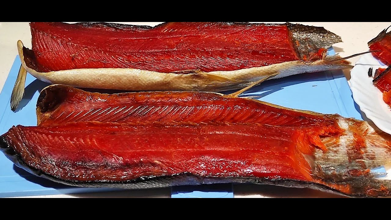 Засолка красной рыбы НЕРКА холодного копчения. - YouTube