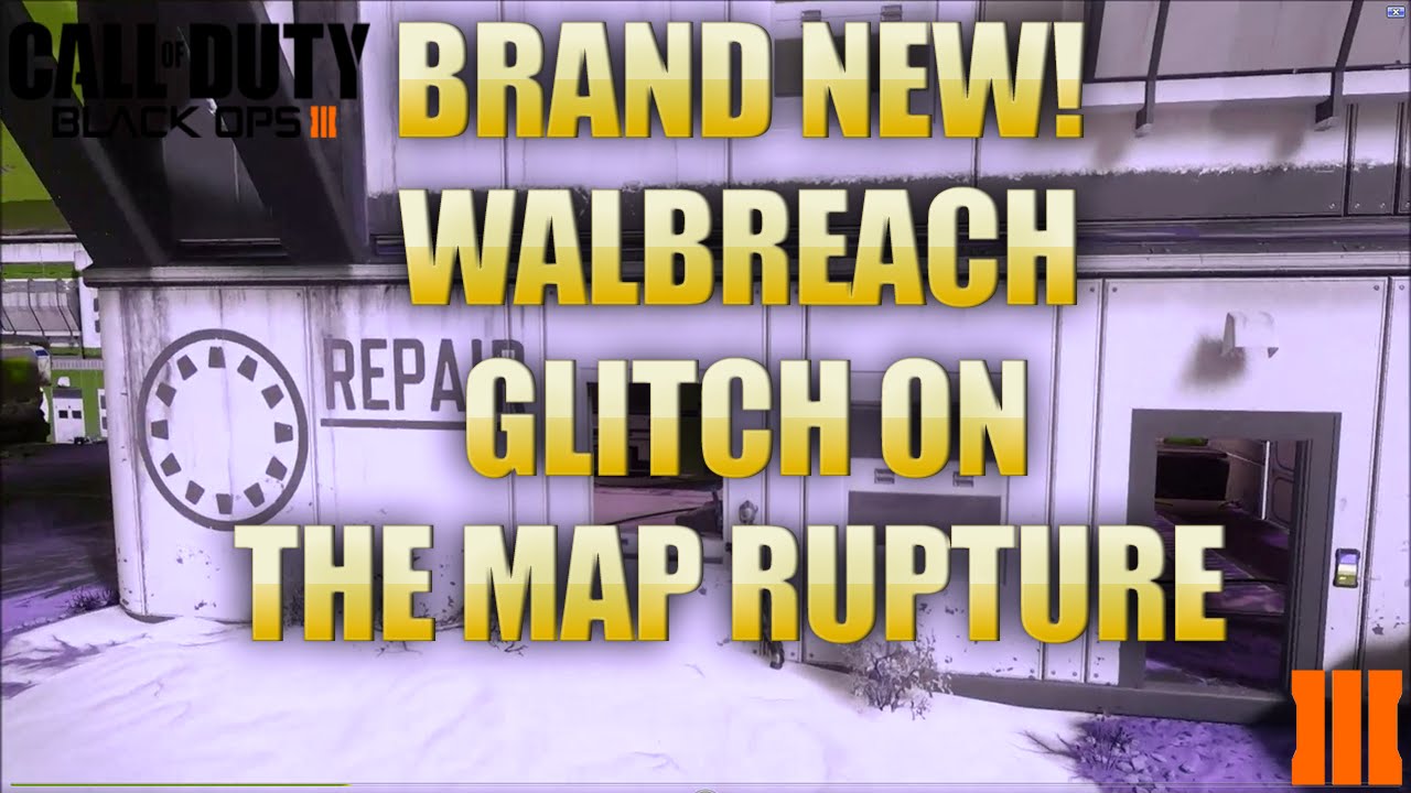 BO3 GLITCHES / WALLBREACH ON RUPTURE *BRAND NEW* (Best Black Ops 3 Glitches)