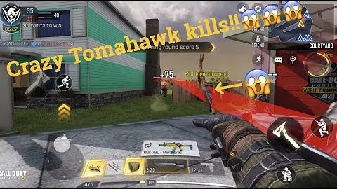 Call of Duty mobile (Crazy tomahawk kill)