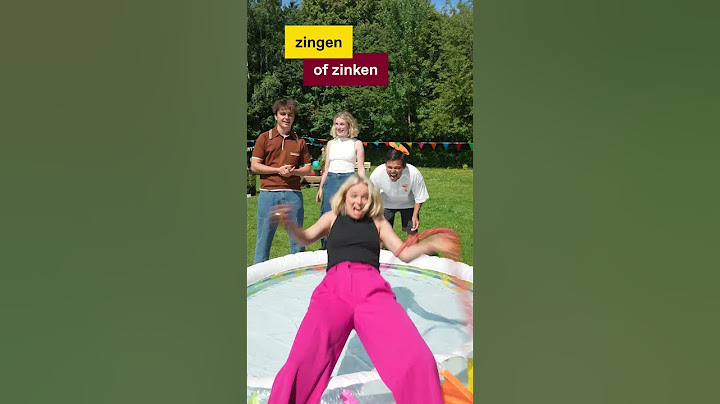 ZINGEN OF ZINKEN!