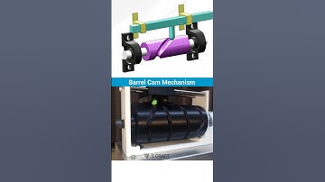 Barrel Cam Mechanism 📌 #3ddesign #mechanism #machine
