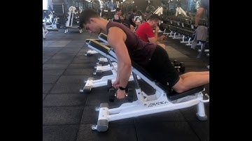 Chest Supported Row with External Rotation