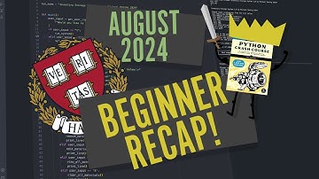 Beginner Programmer Monthly Recap! | August 2024 + Goals For September! (@harvard CS50P COMPLETED!)