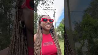 Eagles On The Fourth Of July Resimi